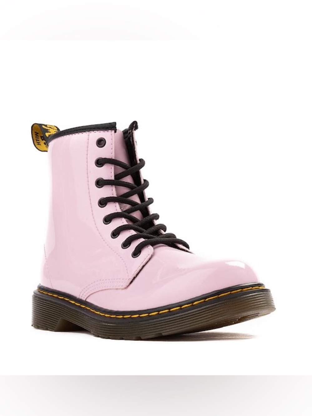 Dr. Martens 1460 8-Eye Patent Boot - Little Kid / Big Kid - Pale Pink